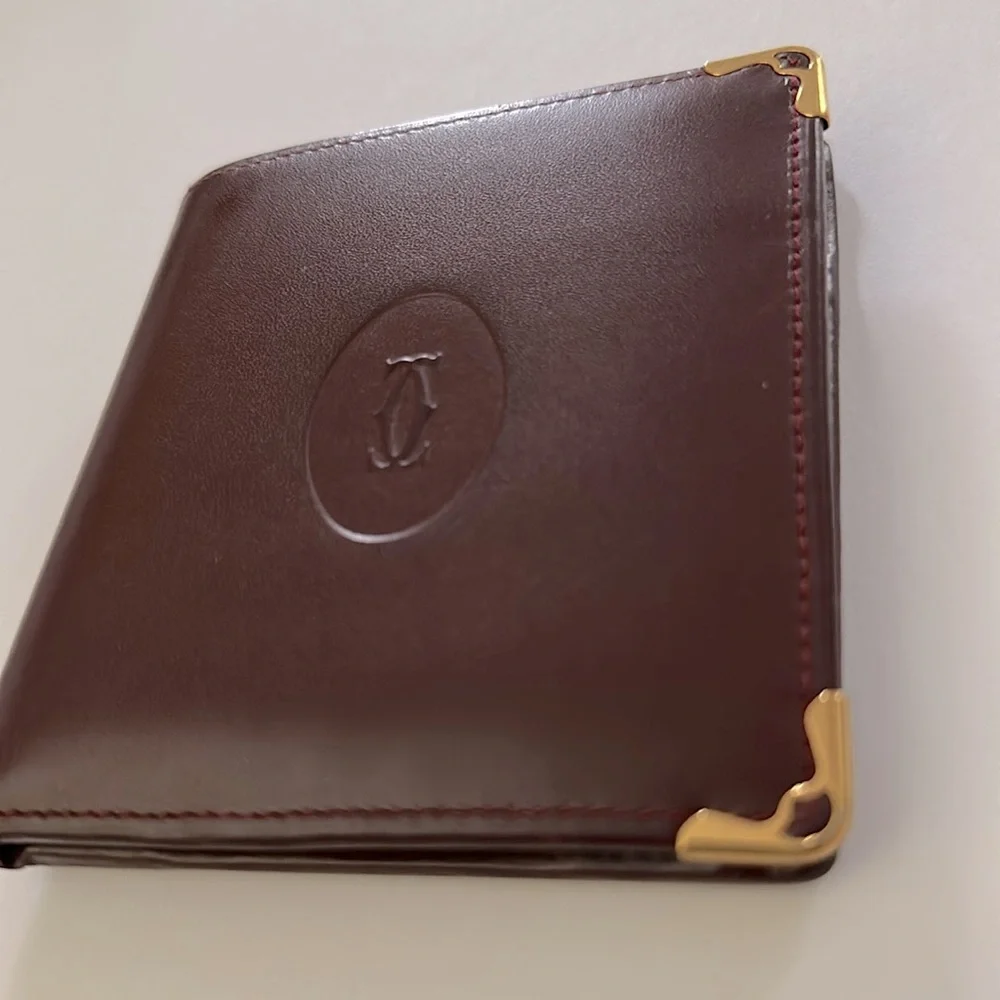 CARTIER || Unisex Bifold Wallet. Sz. OS - Picture 4 of 13